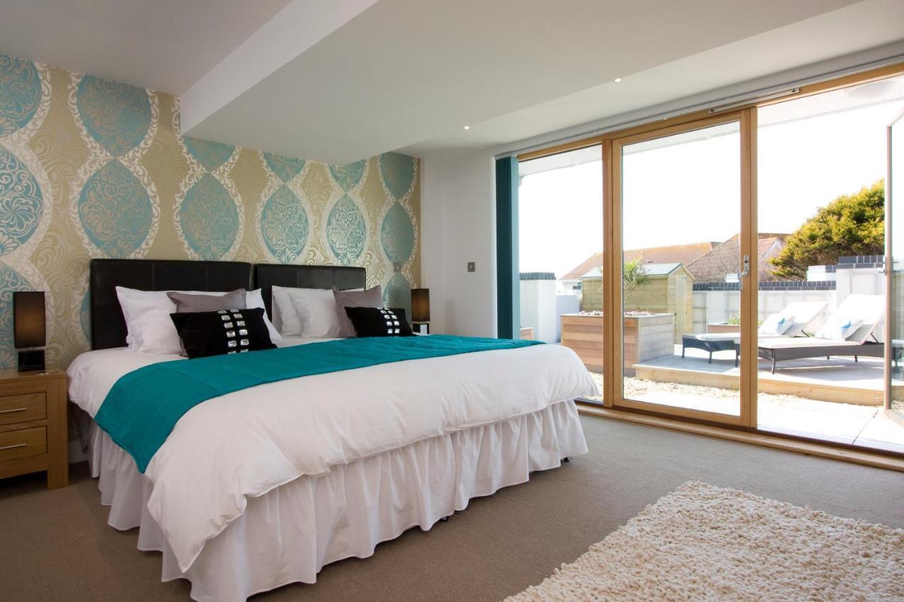 Fistral Beach Garden Apartment 3 New Quay Esterno foto